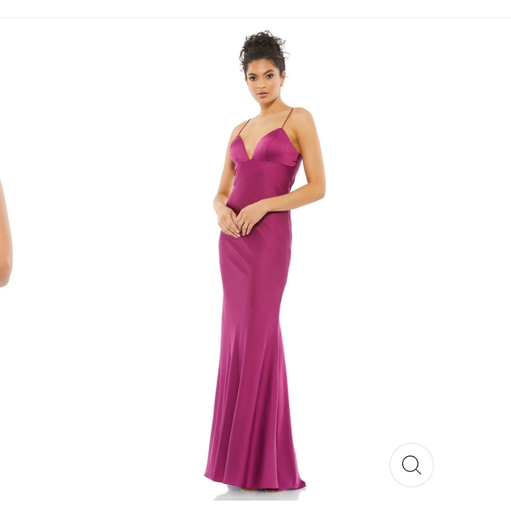 Mac Duggal Mulberry Silk Gown